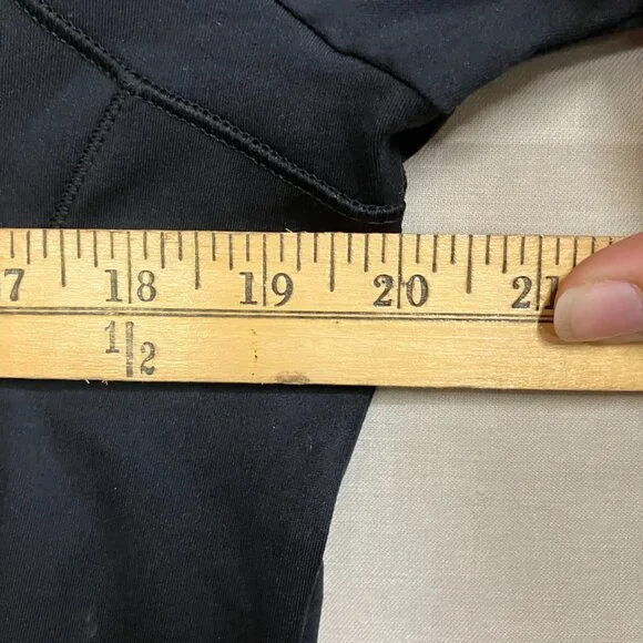 All in Motion Women's XL Black 1/2 Zip-Up Femme Knit Pullover Jacket Thumbhole - Picture 12 of 13